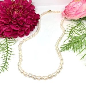 FINAL⚜️Vintage Genuine Freshwater Pearl Necklace